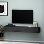 Hanah Home Soporte para TV Terra Negro